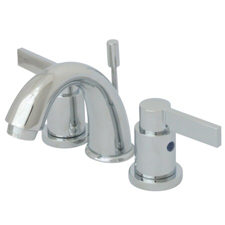 Kingston Brass KB8911NDL NuvoFusion Widespread Bathroom Faucet, Polished Chrome KB8911NDL